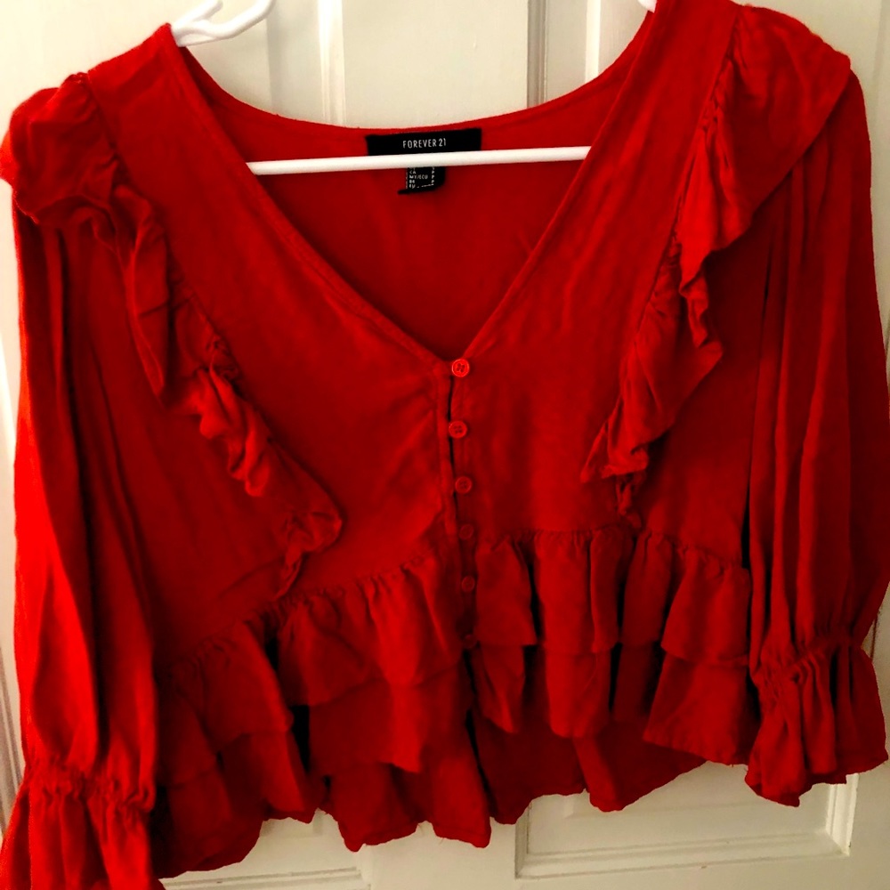 Women’s quarter sleeve crop top